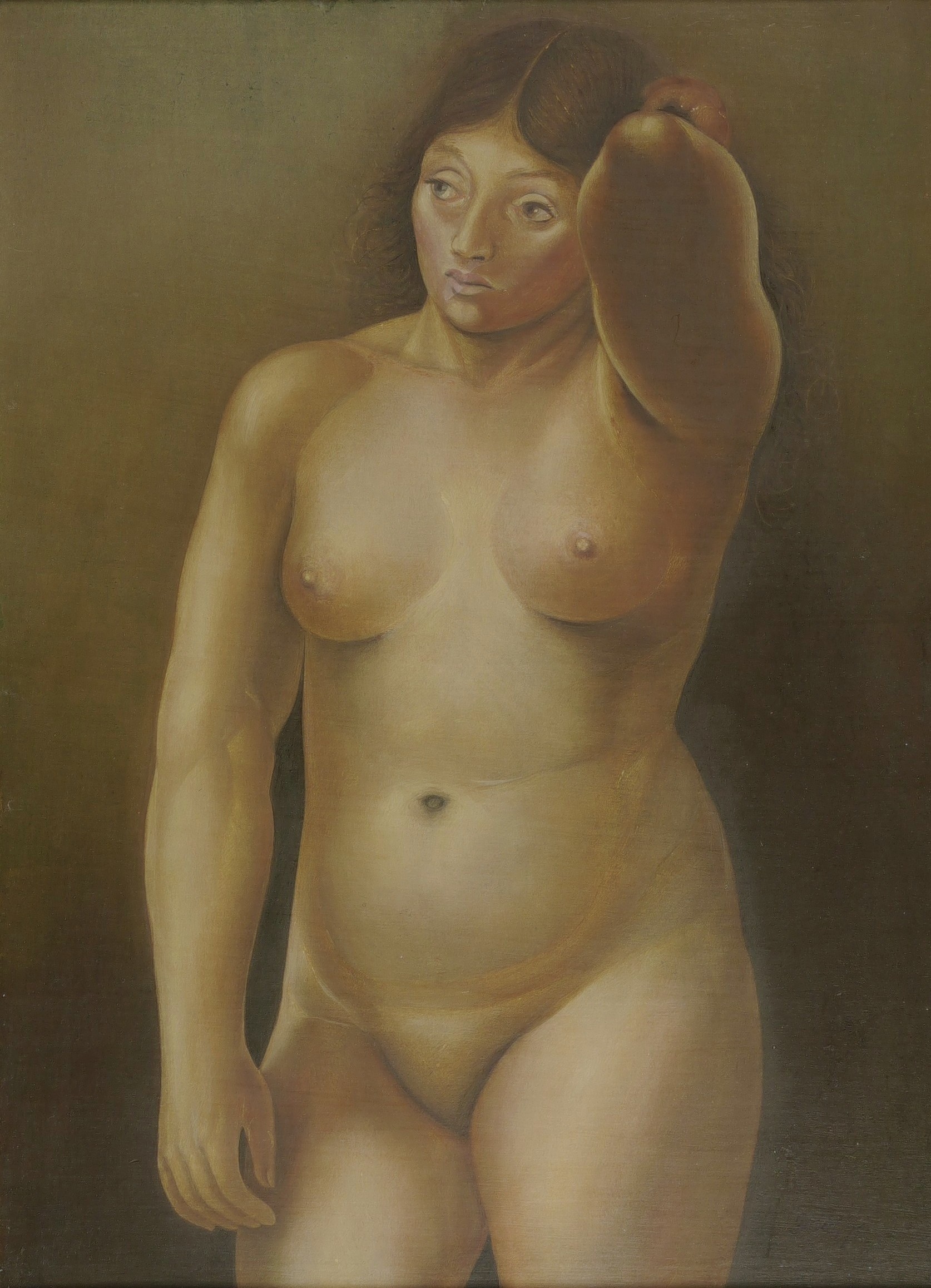 Dieter Gerbeth, Stehender weiblicher Akt, 1976