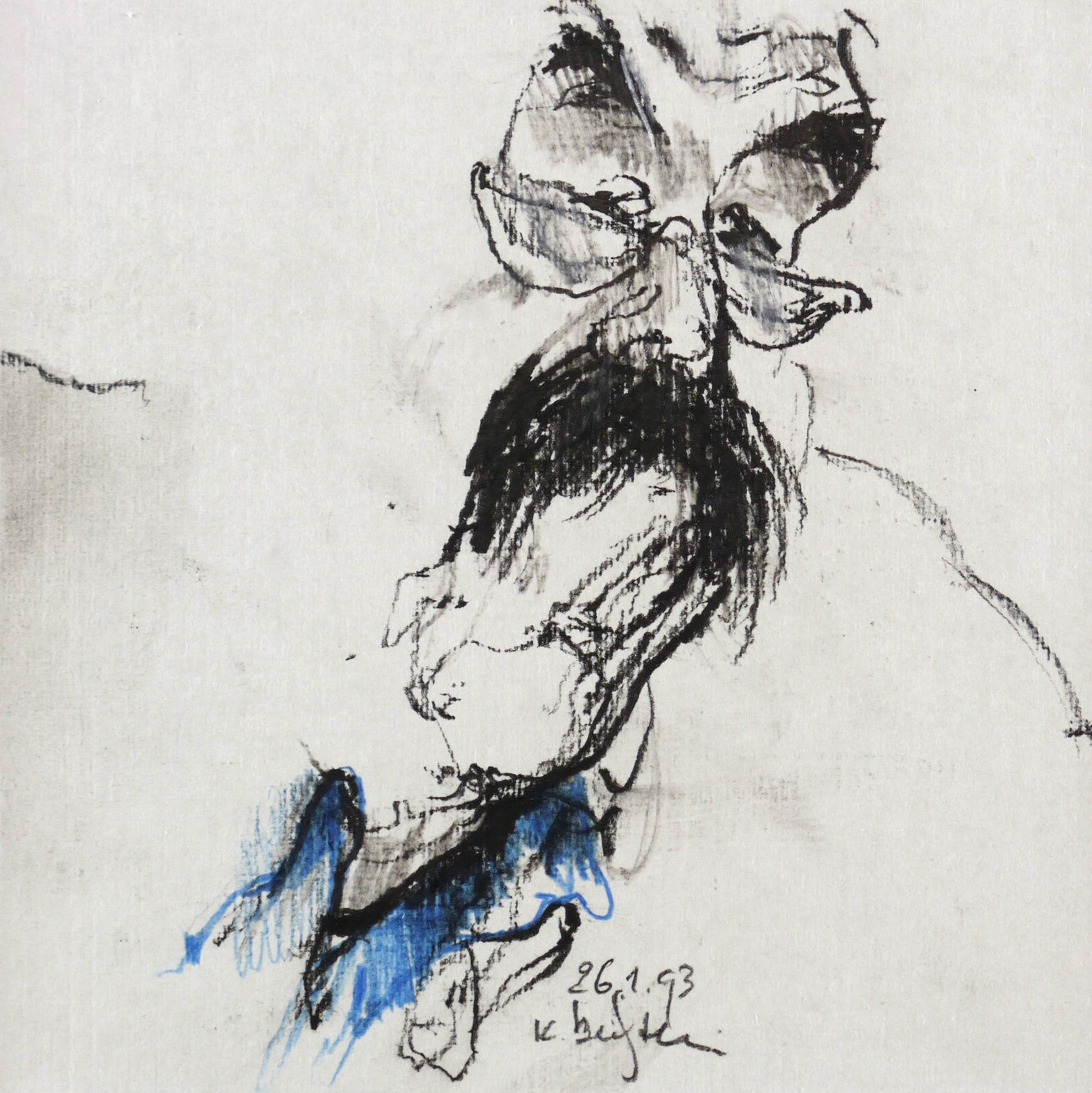 Günter Grass während der Lesung