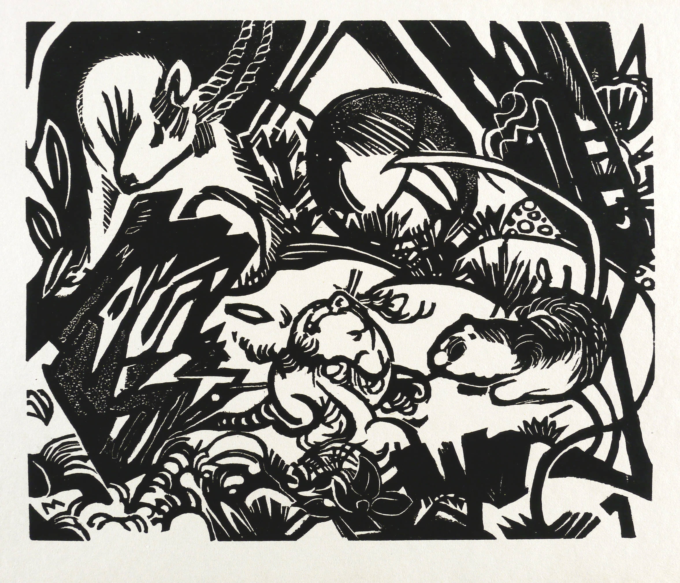 Franz Marc, Tierlegende, 1912