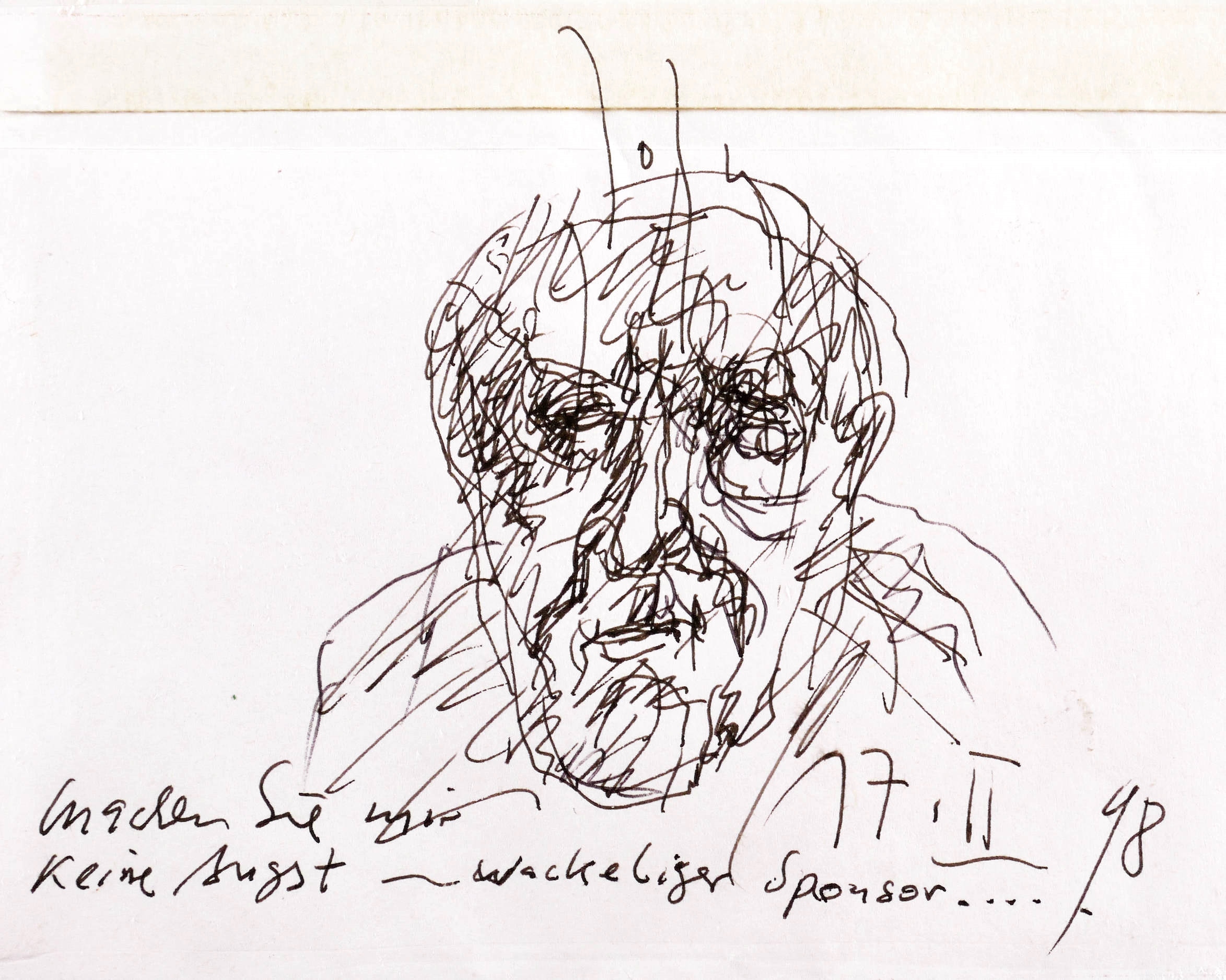 Selbstbildnis (Wackeliger Sponsor)