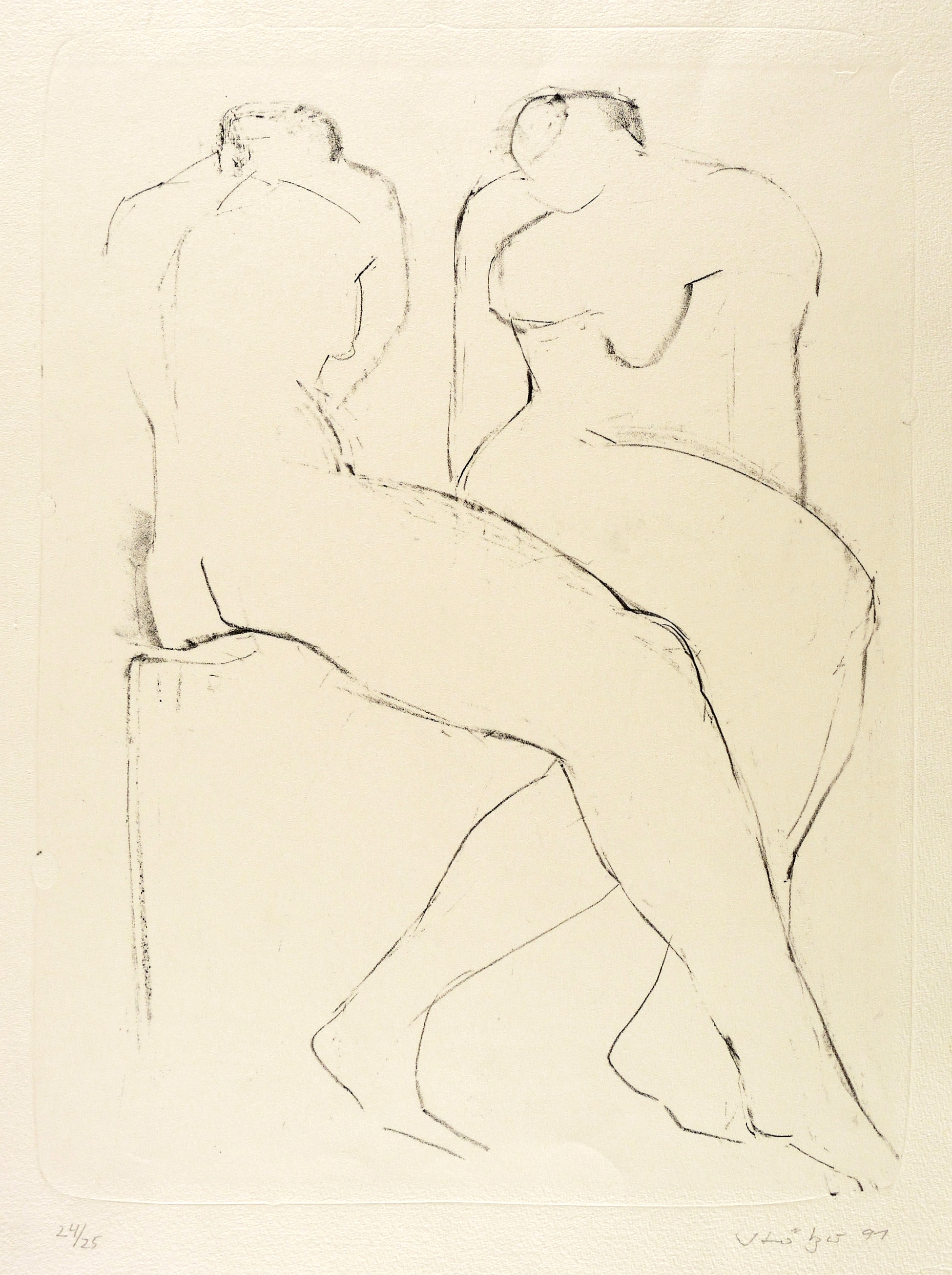 Zwei sitzende Akte Zwei sitzende Akte