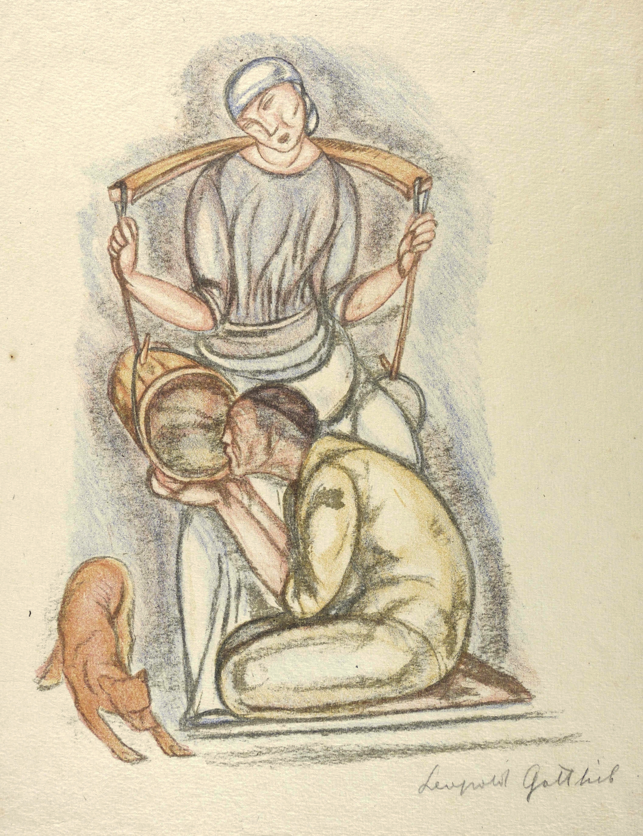 Leopold Gottlieb, Barmherzigkeit (Miłosierdzie), 1918/1920