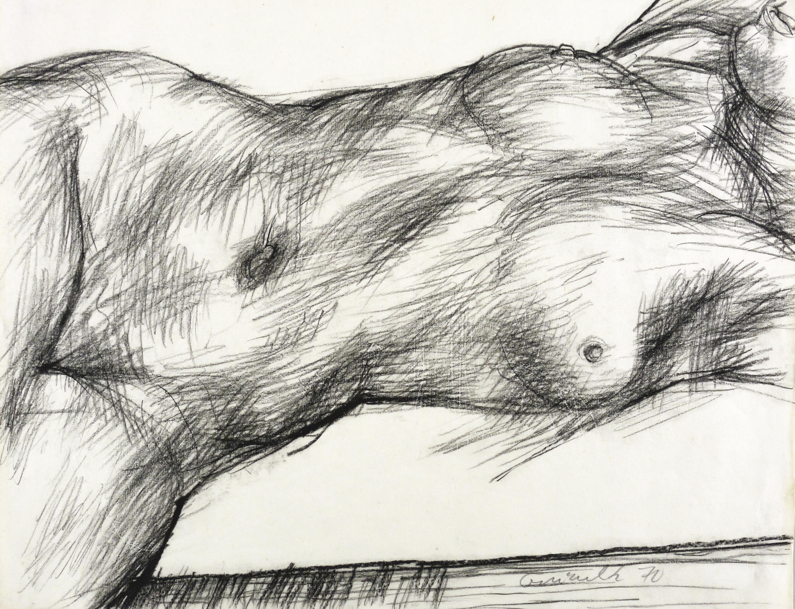 Waldemar Grzimek, Liegender Akt, 1970