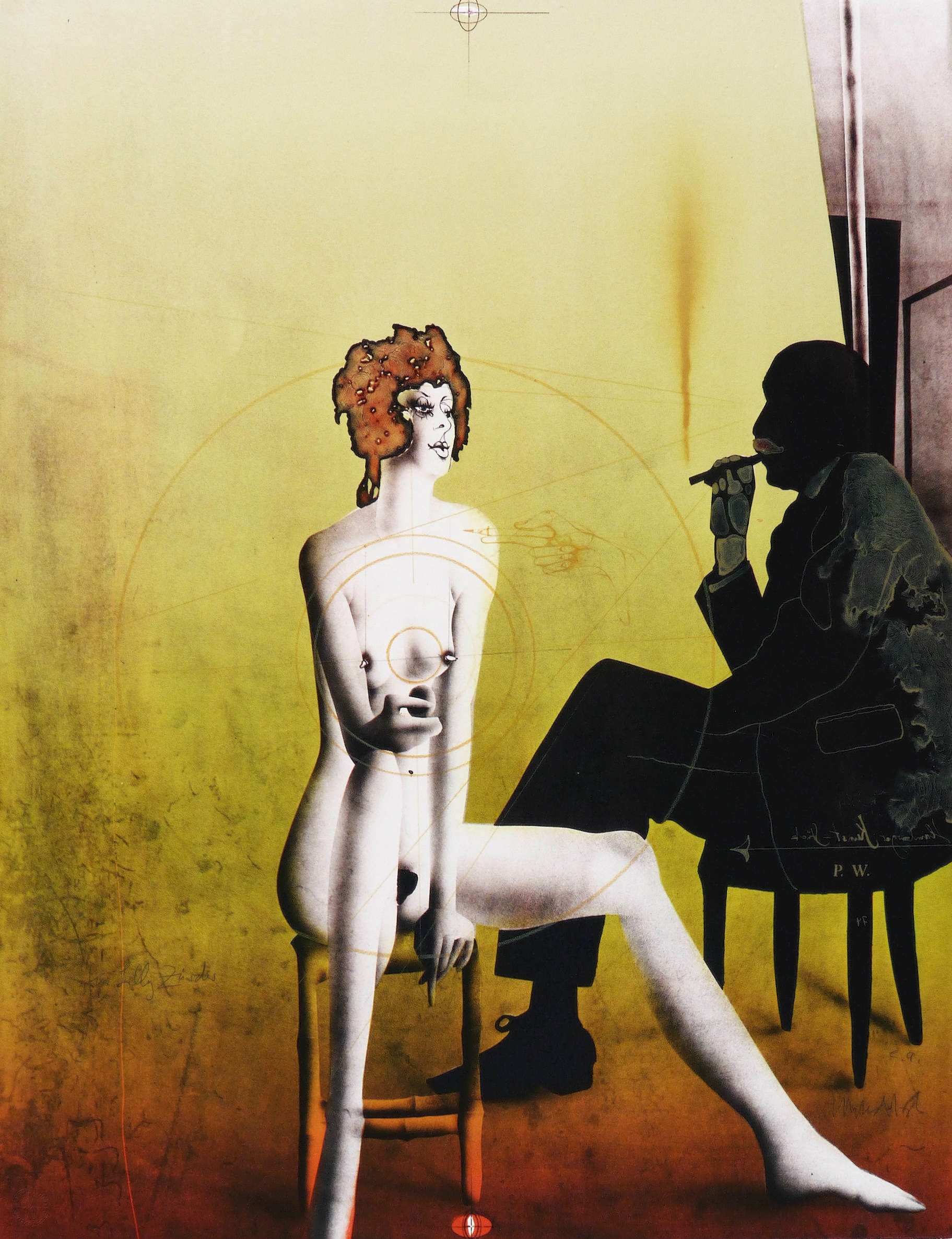 Paul Wunderlich, Hamburger Kunst-Stück, 1974