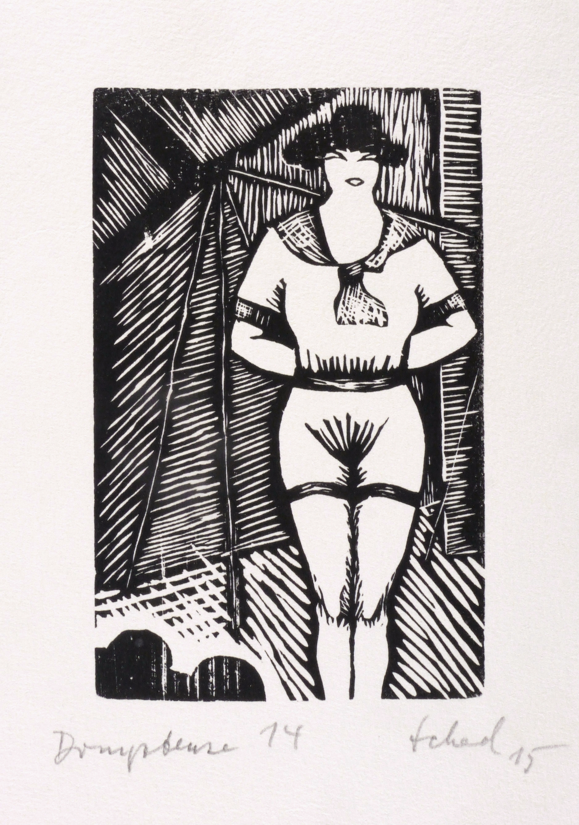 Christian Schad, Dompteuse, 1915