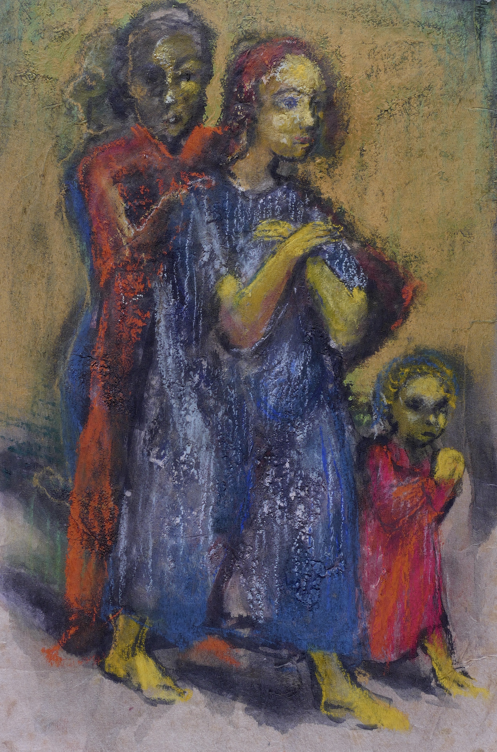 Reinhold Langner, Paar mit Kind, um 1940