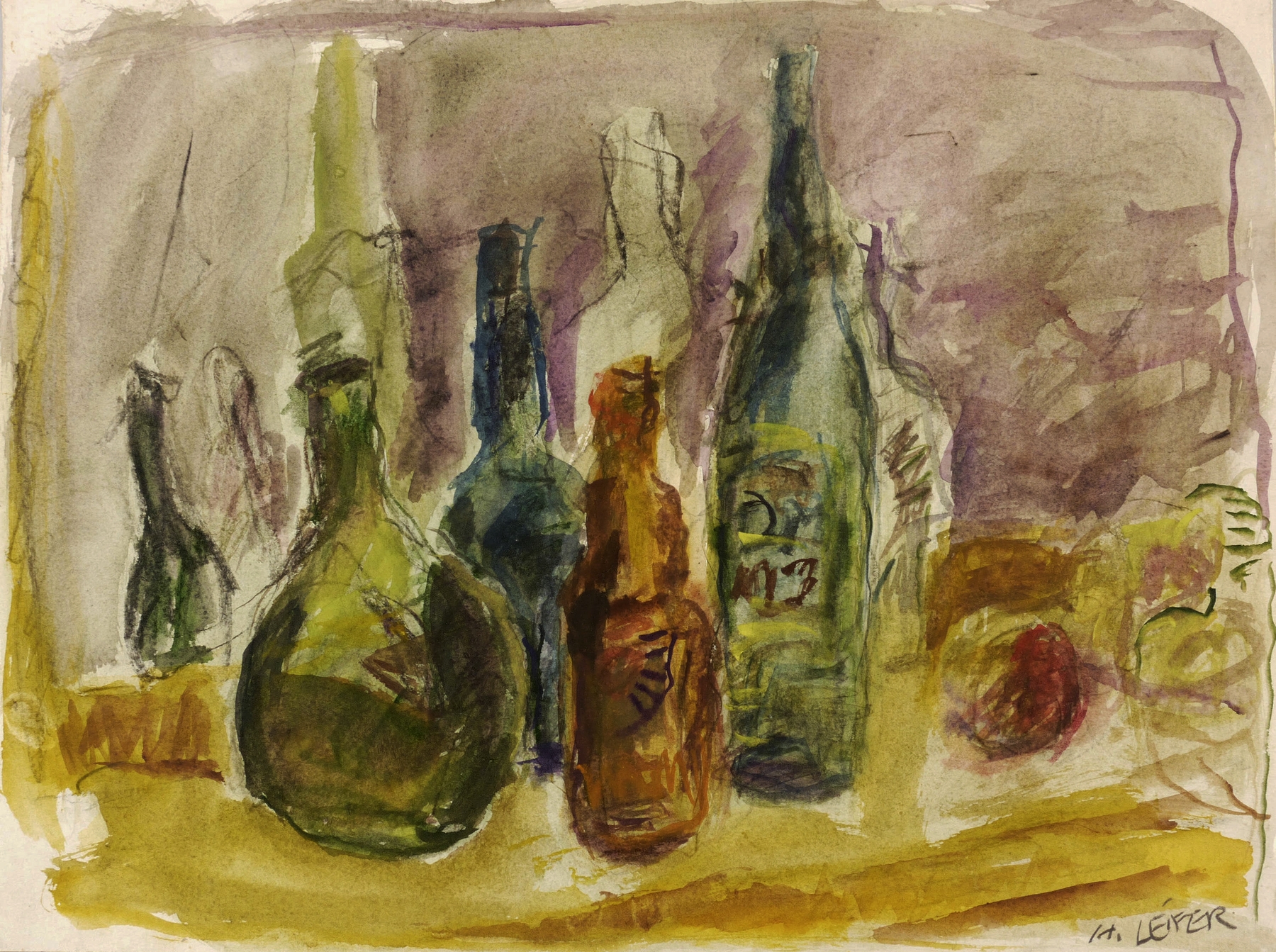 Flaschen-Stillleben