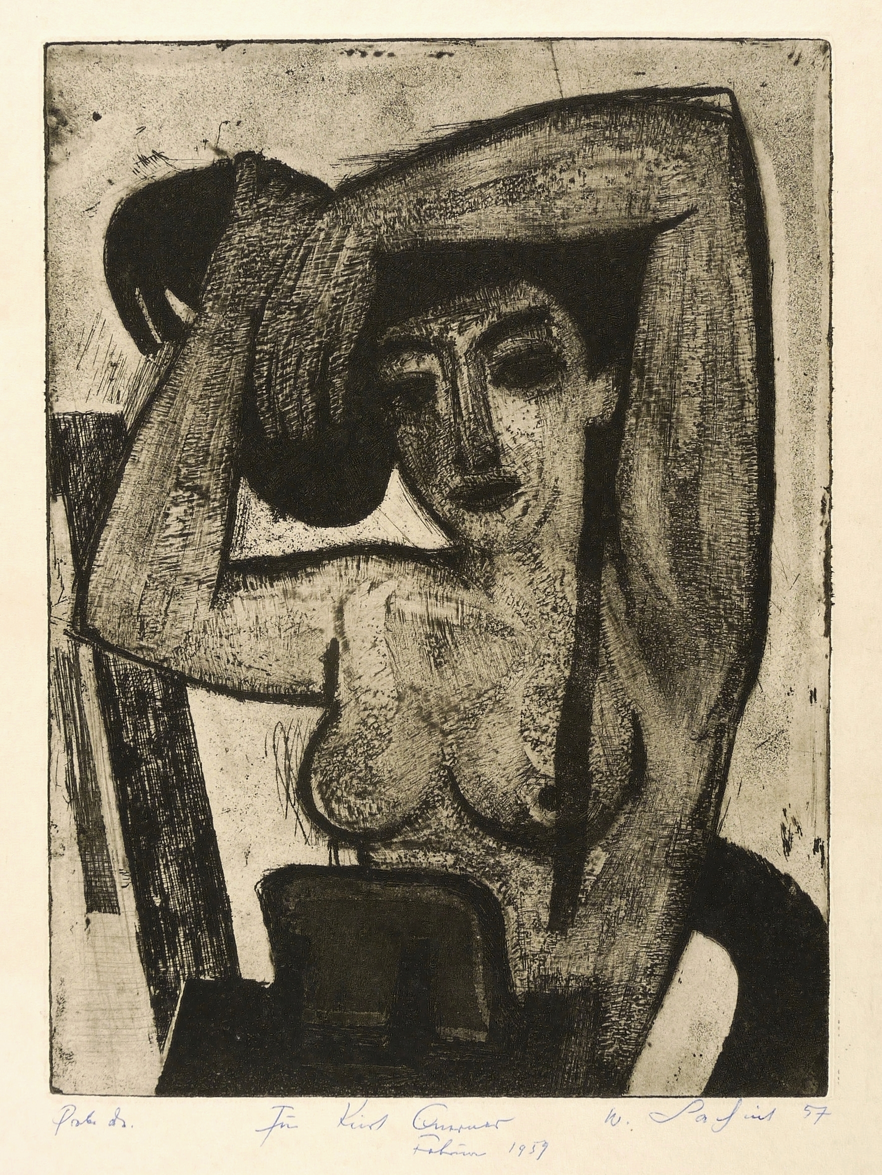 Frauenakt, sich die Haare richtend (Am Morgen) Frauenakt, sich die Haare richtend (Am Morgen)