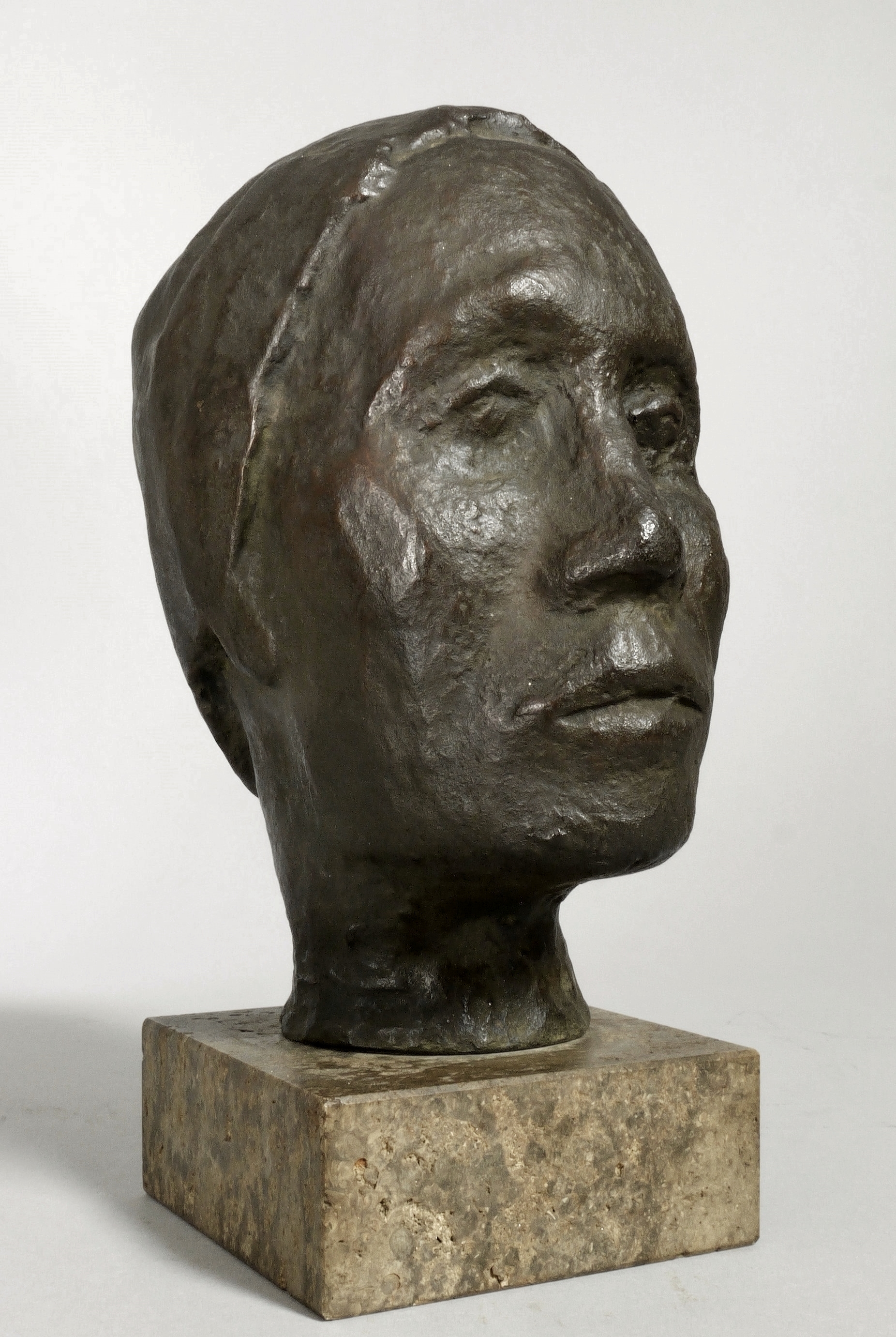 Will Lammert, Kopf (Fragment einer stehenden Frau mit Kind), 1957